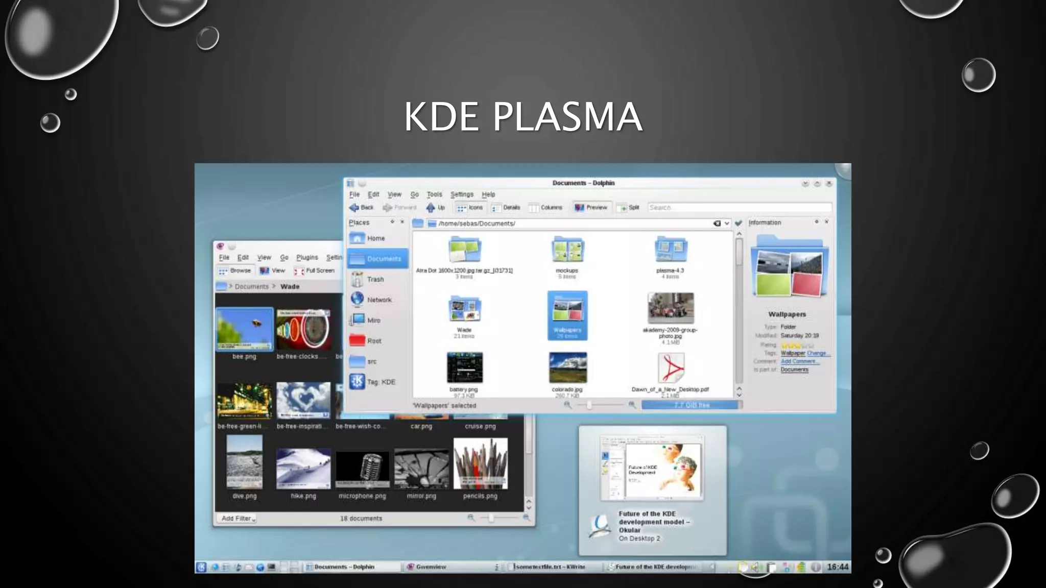 KDE PLASMA
 