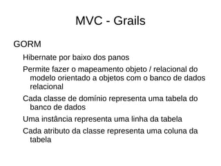 grails  clean  // limpa aterações 