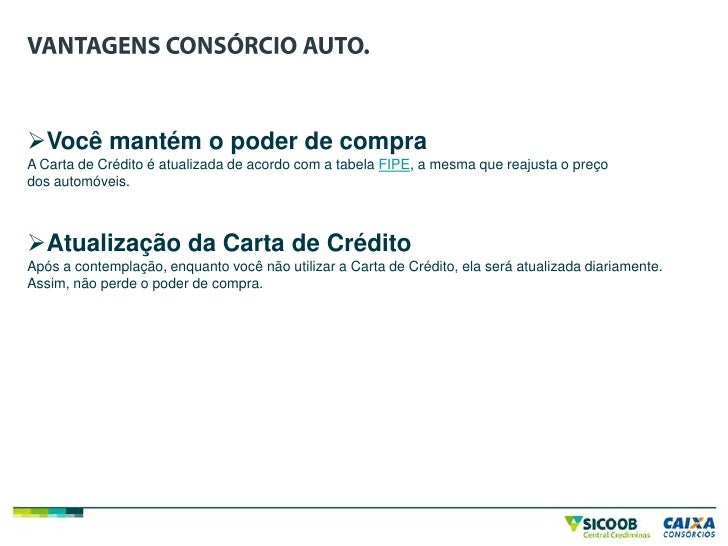 Produto consorcio Sicoob Credioeste