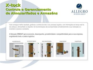 X-tock Controle e Gerenciamento  de Almoxarifados e Armazéns 