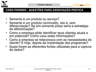 Gestão e Desenvolvimento de Produtos e Marcas