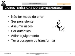 Gestão e Desenvolvimento de Produtos e Marcas