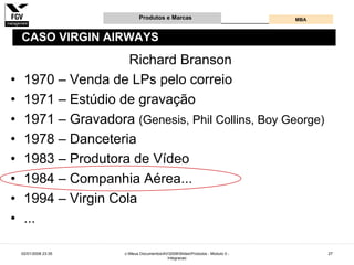 Gestão e Desenvolvimento de Produtos e Marcas