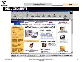 Gestão e Desenvolvimento de Produtos e Marcas