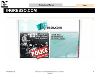 Gestão e Desenvolvimento de Produtos e Marcas