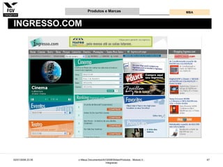 Gestão e Desenvolvimento de Produtos e Marcas