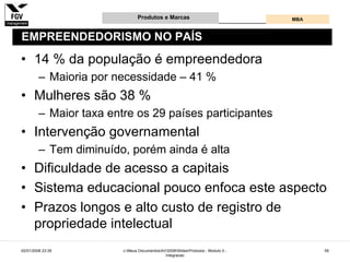 Gestão e Desenvolvimento de Produtos e Marcas