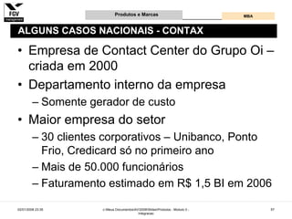 Gestão e Desenvolvimento de Produtos e Marcas