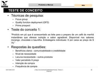 Gestão e Desenvolvimento de Produtos e Marcas