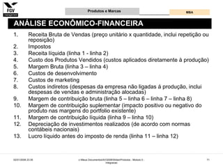 Gestão e Desenvolvimento de Produtos e Marcas