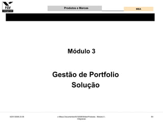 Gestão e Desenvolvimento de Produtos e Marcas