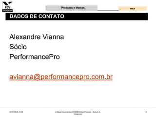 Gestão e Desenvolvimento de Produtos e Marcas