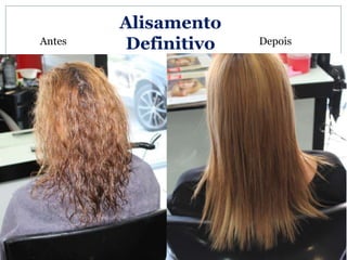 Alisamento
Antes   Definitivo   Depois
 