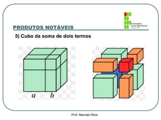PRODUTOS NOTÁVEIS 
5) Cubo da soma de dois termos 
Prof. Marcelo Silva 
 
