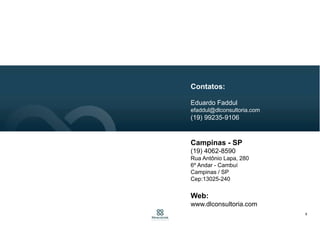 Projetos de Gestão
Comercial Implantados
•Implementação de Planos
de Melhoria entre áreas da
empresa
• Melhoria na gestão das
carteiras de clientes da
empresa
• Captura dos resultados
em vendas à Empresa
• Liberação dos Agentes
Comerciais da
Operação de Pedidos
• Orientação das ações
da equipe Comercial em
suas Regiões
• Agilidade nas decisões
estratégicas e táticas
• Alinhamento das Metas
e alvos a serem
alcançados
• Disciplina a Equipe Comercial
Benefícios dos Projetos
9
 