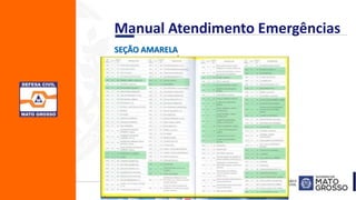 .
Manual Atendimento Emergências
.SEÇÃO AMARELA
 