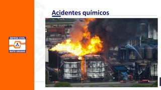 Acidentes químicos
 