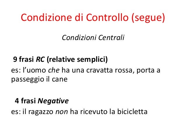 Produzione Negativa Di Frasi Cognizione E Linguaggio