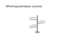 Многоуровневые ссылки
9
 