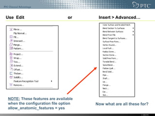 ProE creo4 modeling Advanced Features.ppt