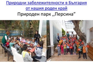 Природни забележителности в България
от нашия роден край
Природен парк ,,Персина”
 