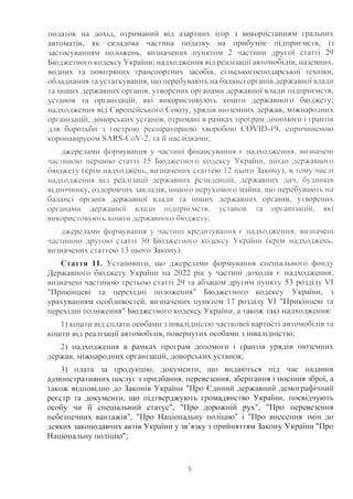 Проект Бюджету України на 2022 рік 