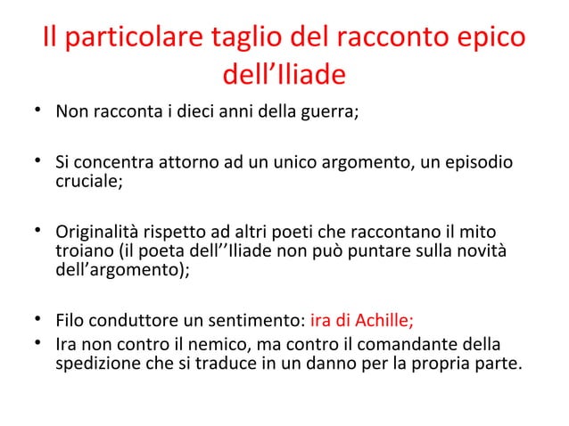 Cos è Il Proemio Dell Iliade Proemio iliade