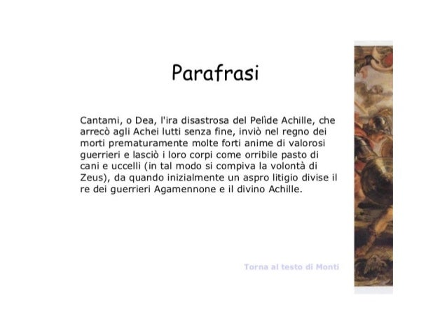 Cos è Il Proemio Dell Iliade Proemio iliade