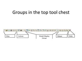 Groups in the top tool chest

 