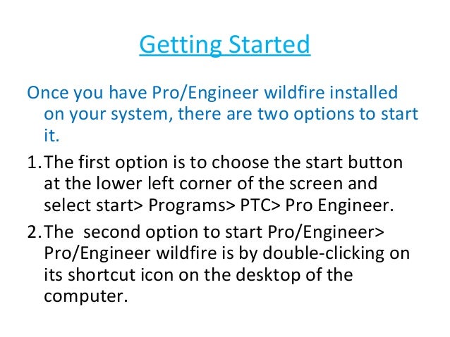 Pro E Nc Tutorial Pdf