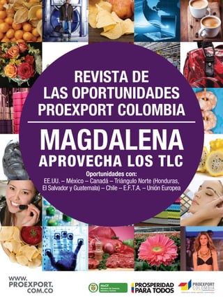 Magdalena aprovecha los TLC - Revista de las oportunidades Proexport Colombia