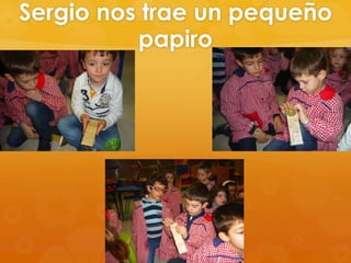 Sergio nos trae un pequeño
papiro

 