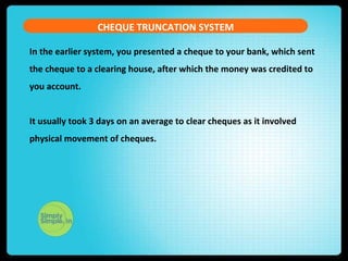 Understanding Cheque Truncation System (CTS) | PPS | Stocks and Bonds ...