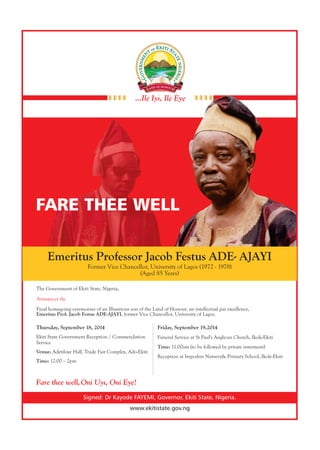 Prof. ade ajayi ad. approved
