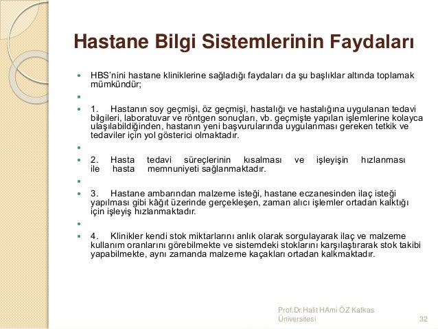 Hastane Bilgi Yonetim Sistemi Hastane Otomasyonu Ders Notu Pdf Free Download