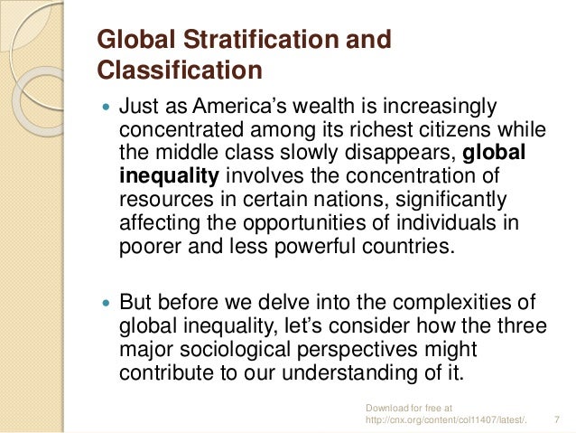Inequality From A Sociological Perspective