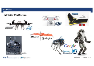 ||
Autonomous Systems Lab 21.06.2016Roland Siegwart 18
Mobile Platforms
ANYbotics
 