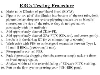 Prof. heba raslan high sensitivity testing for paroxysmal nocturnal ...