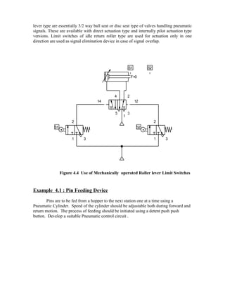 Pneumatic Switch Examples Prof.n.nagraj pneumatic control | DOC