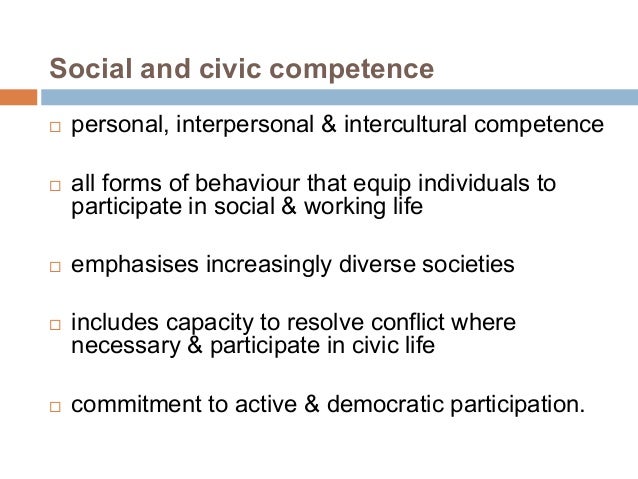97+ Social Civic Competence Gratis Terbaik