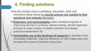 Skills-driven Education, Science, Technology and Innovation for Climate Change Action
