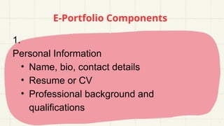 Prof.ed.7.pptx eportfolios creating tech | PPTX