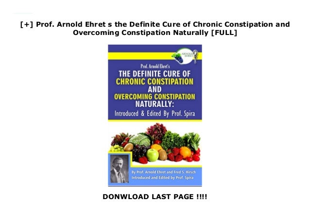 Chronic constipation cure