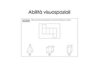 Abilità visuospaziali
 