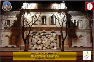 BOGOTA – COLOMBIA 2012
CONSTIPACION & CULTURA
   EDUARDO A. CUETO RUA
 