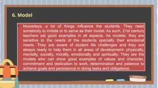 Key Features and Critical Attributes of 21st Century Teaching and ...
