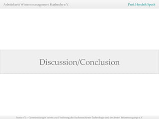 Discussion/Conclusion 