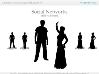 Male vs. Female. Social Networks 