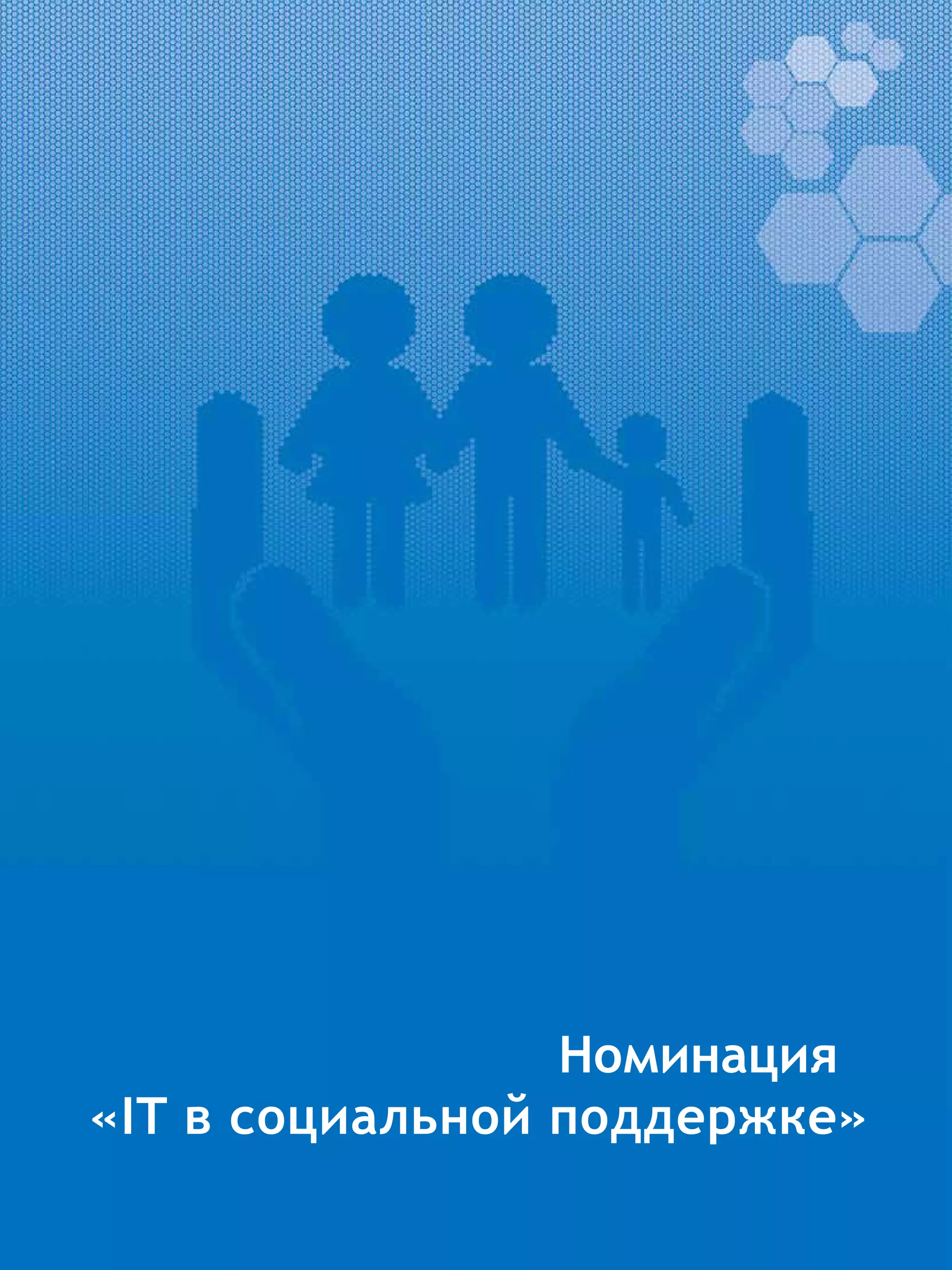 Номинация
«IT в социальной поддержке»
 