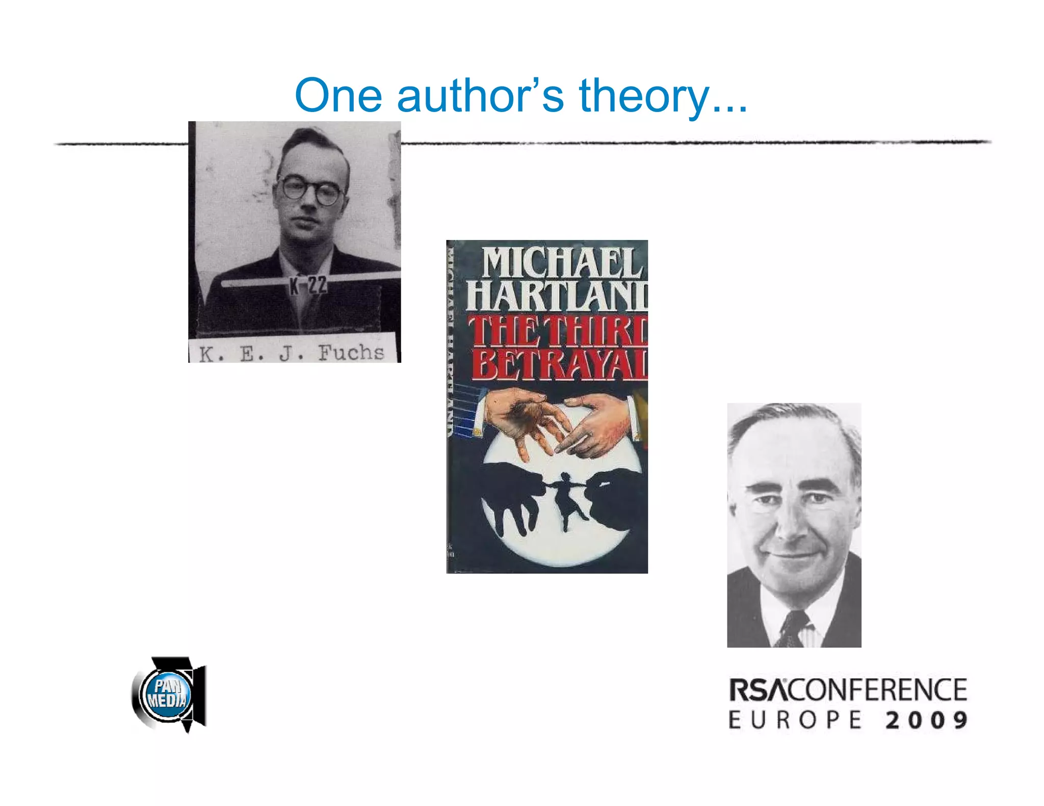 One author’s theory...
 